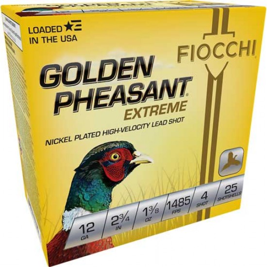 FIOCCHI GOLDEN PHEASANT 12GA. 2.75