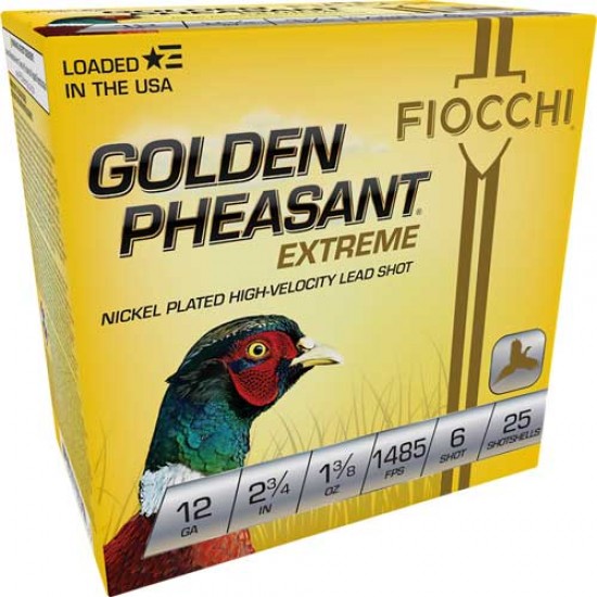 FIOCCHI GOLDEN PHEASANT 12GA. 2.75